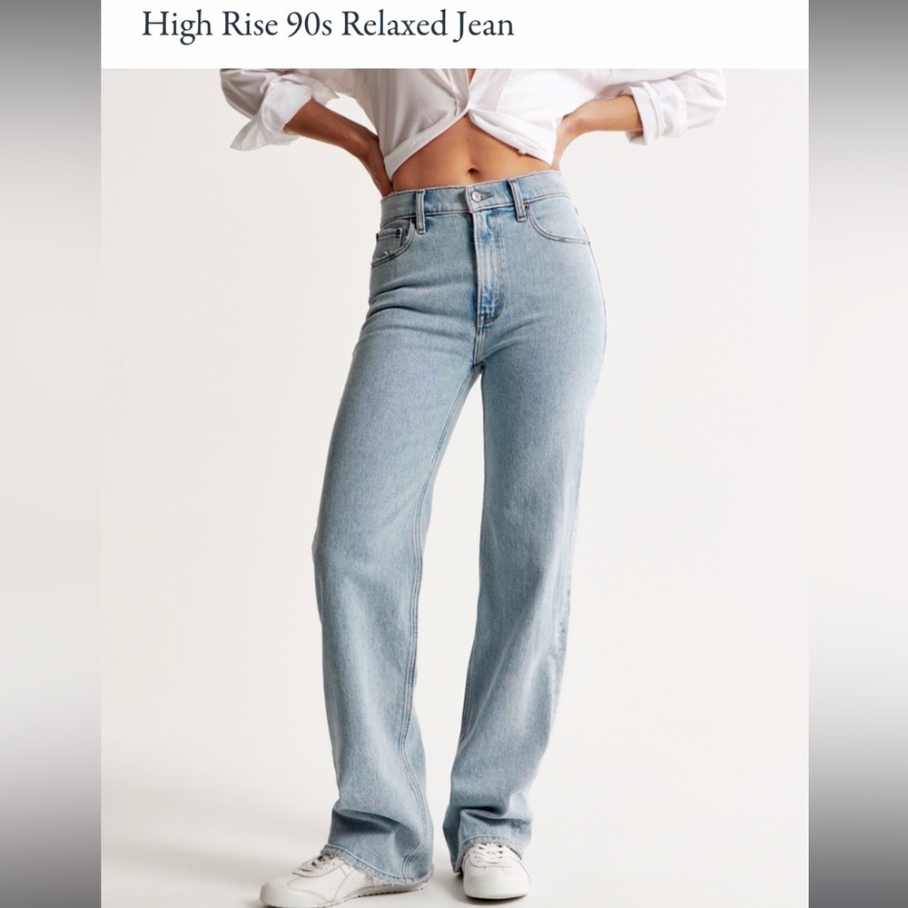 Abercrombie & Fitch High Rise 90s Relaxed Jean